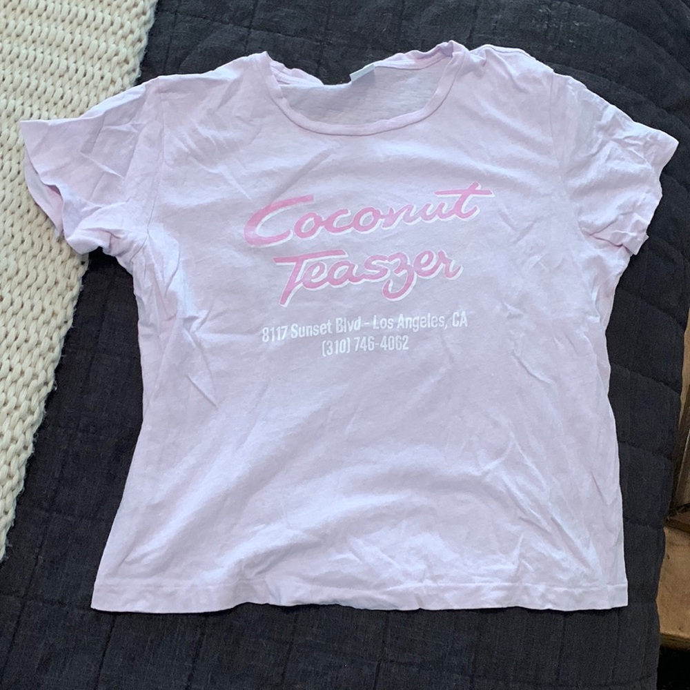 RE/DONE Cropped Graphic Tee